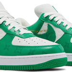 Louis Vuitton x Air Force 1 Low 'White Gym Green' Nike