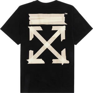 Off-White Tape Arrows Short Sleeve Over T-Shirt 'Black' Clothing