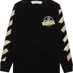Off-White Tape Arrows Long Sleeve T-Shirt 'Black' Clothing