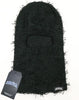 Black Distressed Balaclava Face Mask Clothing