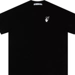 Off-White Marker Short-Sleeve Over Tee 'Black/Fuchsia' Clothing