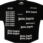 Palm Angels Multi Logo Short-Sleeve T-Shirt 'Black' Clothing