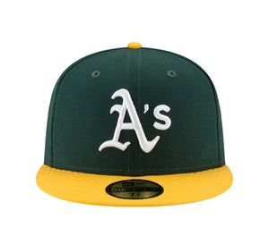 Oakland Athletics 59FIFTY MLB AC Perf Green Cap