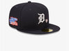 Detroit Tigers MLB Team Heart Navy 59FIFTY Fitted Cap