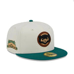 Chicago Cubs 59FIFTY Camp 16753 Stone/Green Cap