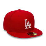 Los Angeles Dodgers 59FIFTY MLB Basic Scarlet/White Cap