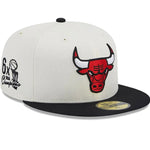 Chicago Bulls 59FIFTY Championships White/Black Cap