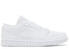 JORDAN 1 LOW TRIPLE WHITE